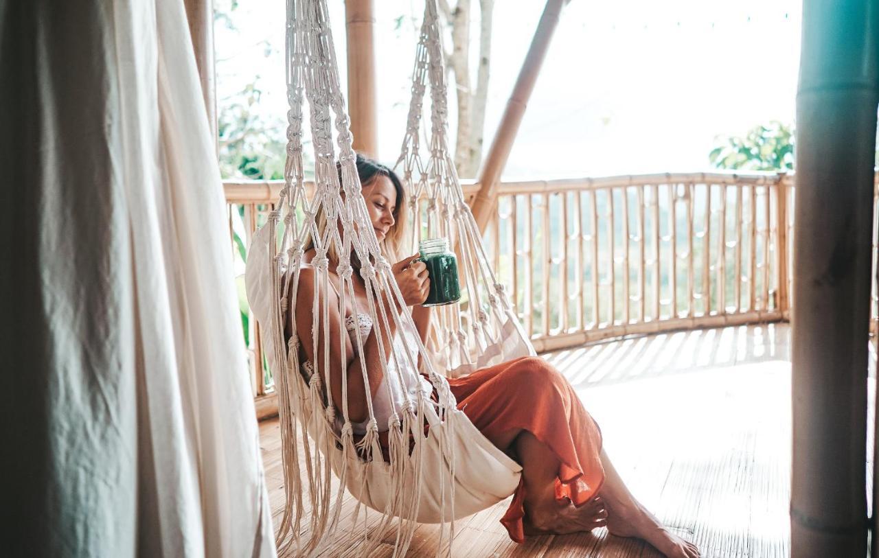 Vila Bird Hills Bamboo House Karangasem Exteriér fotografie